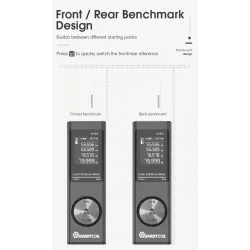 80m - digital laser rangefinder - elektronisk vinkelsensor - USB - vattentät