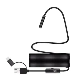 8.0mm - USB endoscope camera - 1080P HD - 8 LED - waterproof cable - for Android / PC