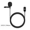 YC-LM10 II - 1.5m - 3m - 6m - microfone profissional Lavalier - cabo para iPhone