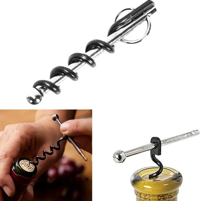 Mini corkscrew - viinipullon avaaja - ruostumaton teräs