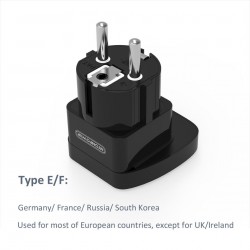 Universal travel adapter - EU plug
