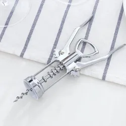 Bottle opener - corkscrew - wing type