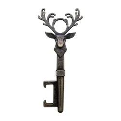Retro bottle opener - key - deer head