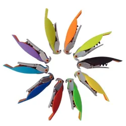 Bottle opener - corkscrew - parrot shape