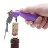 abridor de garrafas - corkscrew - forma de papagaio