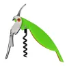 Bottle opener - corkscrew - perroquet