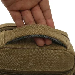 Axel / crossbody liten väska - canvas