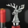 Hjorthuvud - vinflaska stopper - zink legering
