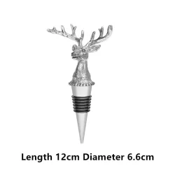 Deer head - viinipullo - sinkkiseokset