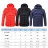 Chaquetaschaqueta climatizada USB con capucha / cremallera - algodón bajo - unisex