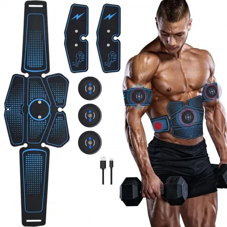 Slimming & massage belt - muscle trainer - USB
