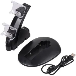 PS4 / Pro / Slim - controller charging dock - stand - dual USB - LED