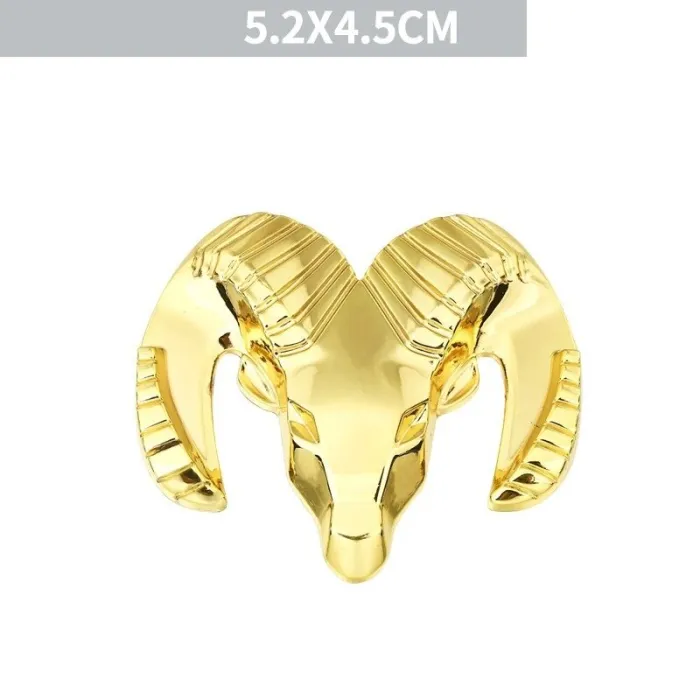3D ramkop - metalen embleem - autostickerStickers