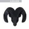 3D Ram Head - metallitunnus - auton tarra