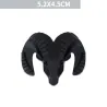 Głowa barana 3D - metalowy emblemat - naklejka na samochódNaklejki