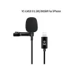 MicrófonosYC-LM10 II - 1,5m - 3m - 6m - micrófono profesional Lavalier - cable para iPhone