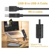 AU-PM461TR - USB microphone condenser - recording - online teaching - meetings - live streaming - gaming - with tripod standM...