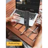 AU-PM461TR - condenseur de microphone USB - enregistrement - enseignement en ligne - réunions - streaming en direct - jeu - avec