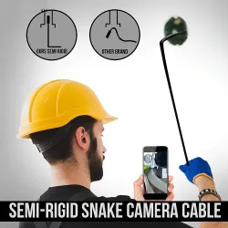 8.0mm - USB endoscope camera - 1080P HD - 8 LED - waterproof cable - for Android / PC