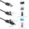 8.0mm - USB endoscope camera - 1080P HD - 8 LED - waterproof cable - for Android / PC
