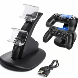 PS4 / Pro / Slim - controller charging dock - stand - dual USB - LED