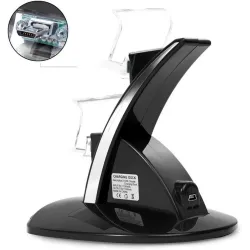 PS4 / Pro / Slim - controller charging dock - stand - dual USB - LED