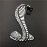 Cobra 3D - emblème métallique - autocollant