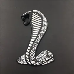 3D cobra - metall emblem - bil klistermärke