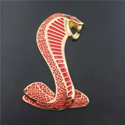3D cobra - metal emblem - car sticker