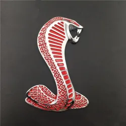 Pegatinascobra 3D - emblema de metal - pegatina de coche
