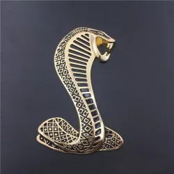 3D cobra - metallitunnus - auton tarra