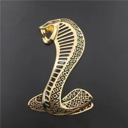3D cobra - metallitunnus - auton tarra