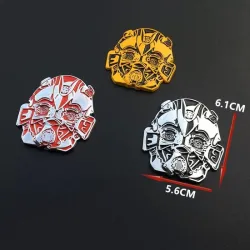 3D transformers - metalen embleem - autostickerStickers