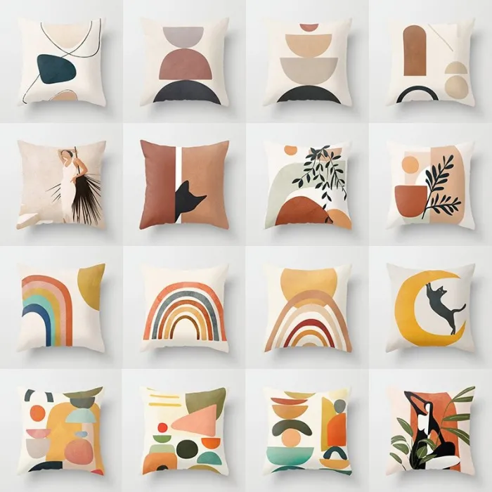 Painettu abstrakti muotoilu Cushion cover Polyesteri 40 * 40 cm – 45 cm