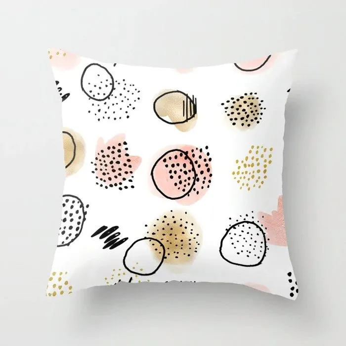 Printed abstract design - cushion cover - polyester - 40 * 40cm - 45 * 45cmCushion covers
