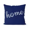 Bleu marine géométrique - coussin - polyester - 45 * 45cm