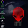 3D-aliens huvud - touch control - RGB - LED - USB - nattlampa