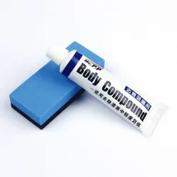 Car body compound wax - paste for scratch repair / polishing / grinding - kit