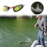 Sequin cucchiaio wobble gancio - pesca lure 3.9g - 4.4g - 7.4g