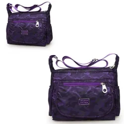 Elegant nylon shoulder bag - waterproof