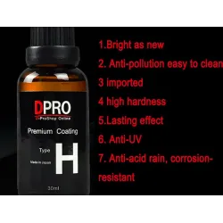 Lavado de autos9H - recubrimiento de cuerpo de cerámica nano - impermeable - antiescote - líquido de vidrio hidrofóbico