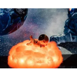 Cloud & astronaut - night light - rainbow effect - LED - USBLights & lighting