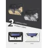 LED solljus - utomhus - rörelsesensor - vägg - vattentät - 34 LEDS