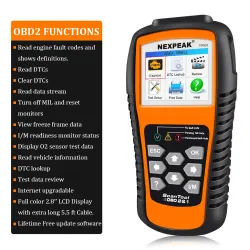 Nexpeak NX501 - OBD2 - auton diagnostiikkaskanneri