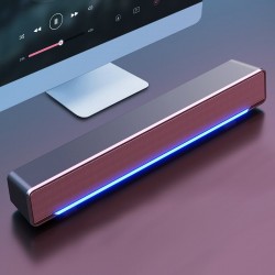 Barra de som - alto-falante sem fio - com subwoofer - Bluetooth 5.0 - TV - laptop - PC