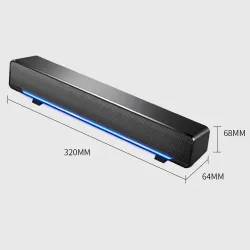 Soundbar - draadloze luidspreker - met subwoofer - Bluetooth 5.0 - tv - laptop - pcBluetooth Luidsprekers