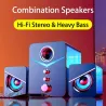 Computerspeakerset - Bluetooth 5.0 - USB - stereogeluid - basBluetooth Luidsprekers
