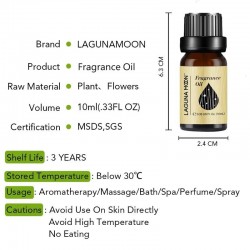 Huile d'aromathérapie - diffuseur - massage - bain - 10ml - 16 pièces