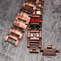 Vintage koppar armband - magnetisk - hälsa - energi - unisex