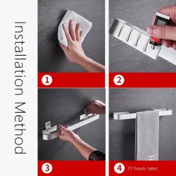 Baño & AseoToallero - pared montada - impermeable - cocina - baño